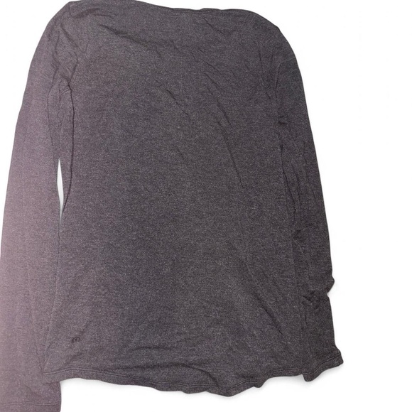 lululemon athletica Charcoal Long Sleeve Top - Picture 2 of 4